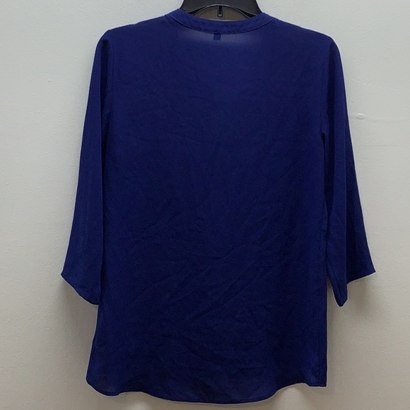 Express Size Small Women's Deep Blue Blouse. Preloved - Picture 5 of 7
